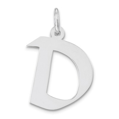Artisan Block Initialharm Sterling Silver QC5089D, MPN: QC5089D, 886774961989