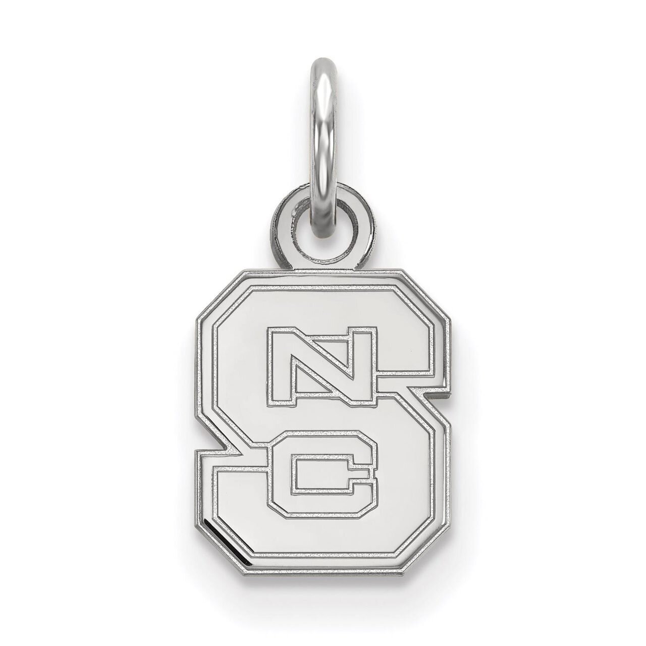 North Carolina State University Extra Small Pendant Sterling Silver SS001NCS