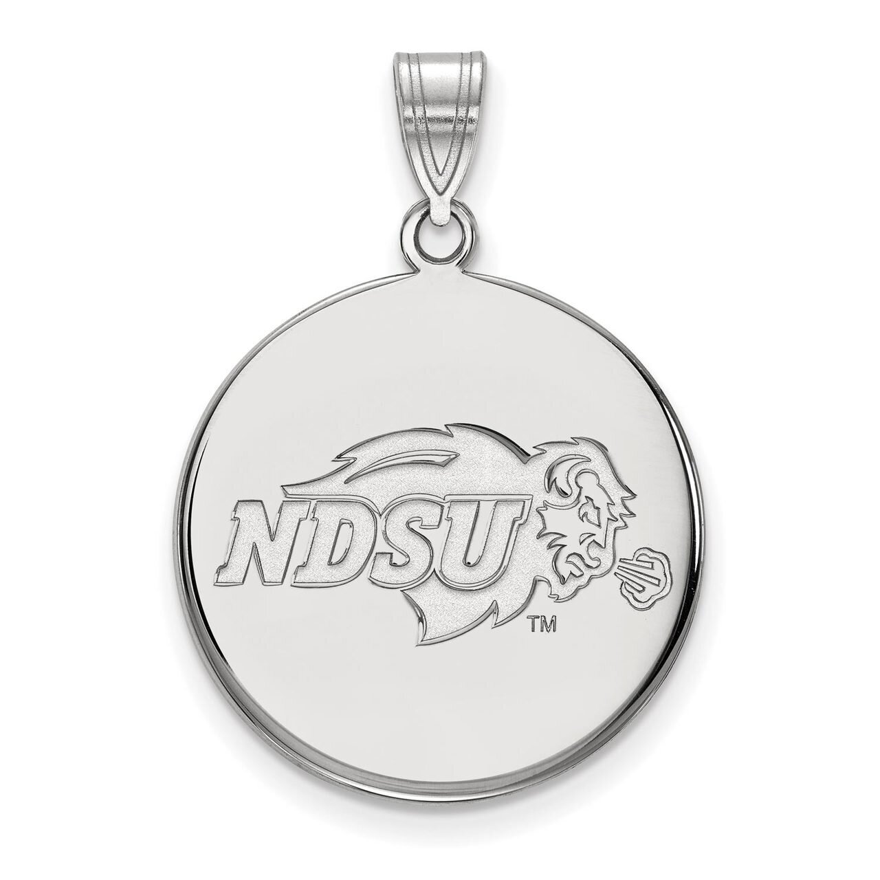 North Dakota State Large Disc Pendant Sterling Silver SS001NDS, MPN: SS001NDS, 886774692609