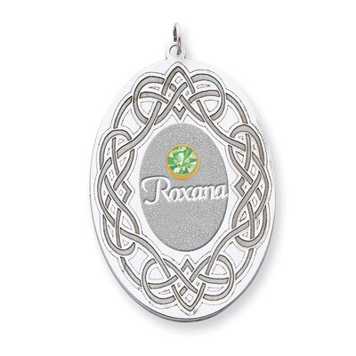 1 Birthstone Bezel Family Crystal Pendant Sterling Silver &amp; 14k Gold QMP14/1G, MPN: QMP14/1G, 88395…