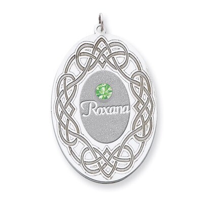 1 Birthstone Family Crystal Pendant Sterling Silver QMP14/1SS, MPN: QMP14/1SS, 883957602448