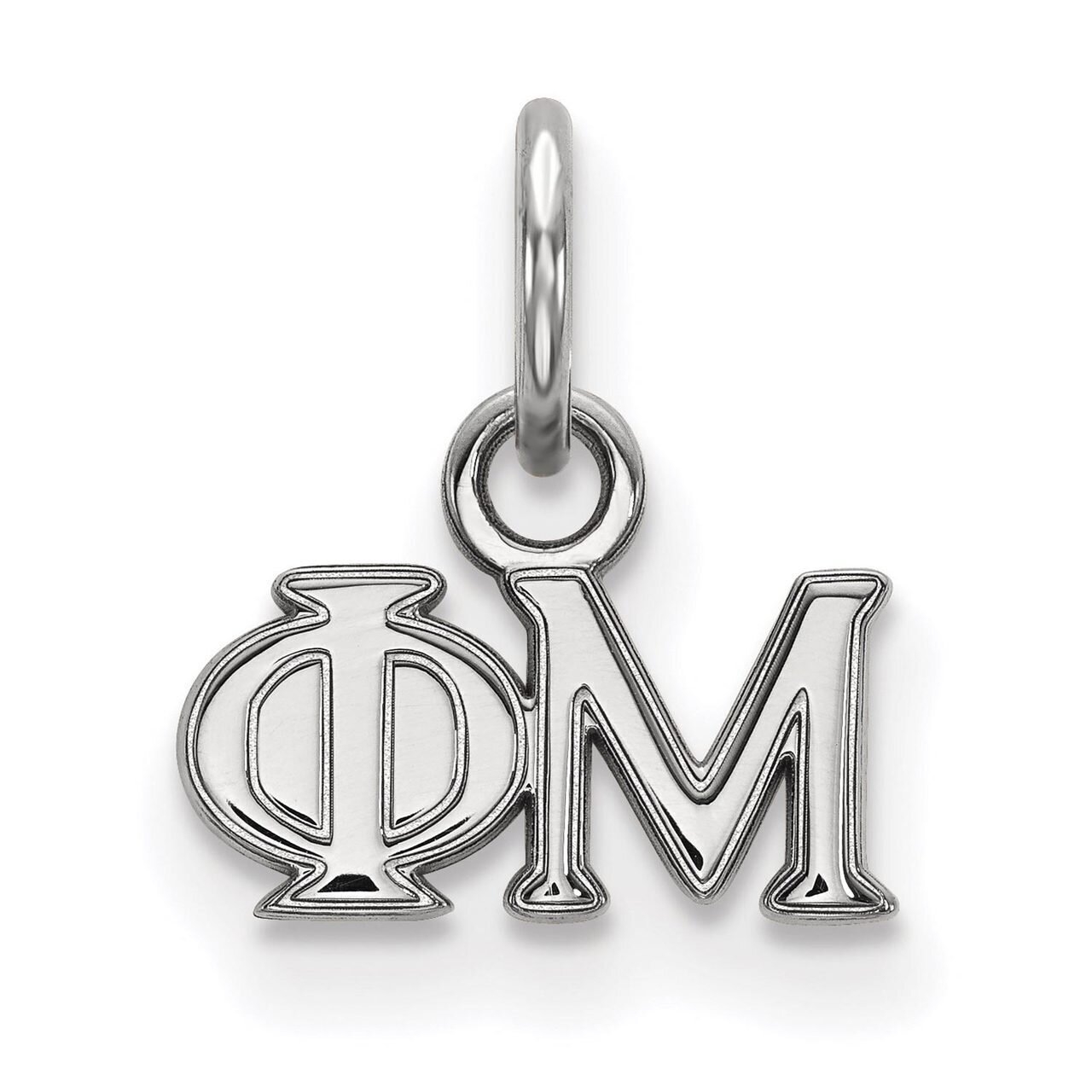 Phi Mu Extra Small Pendant Sterling Silver SS001PHM, MPN: SS001PHM, 886774598383