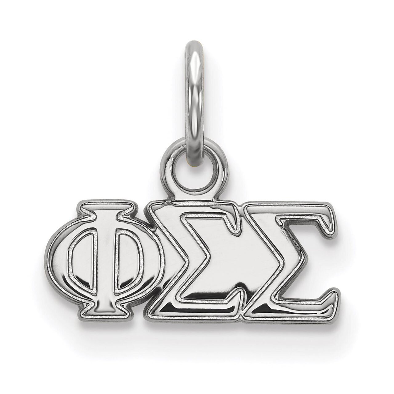 Phi Sigma Sigma Extra Small Pendant Sterling Silver SS001PSS