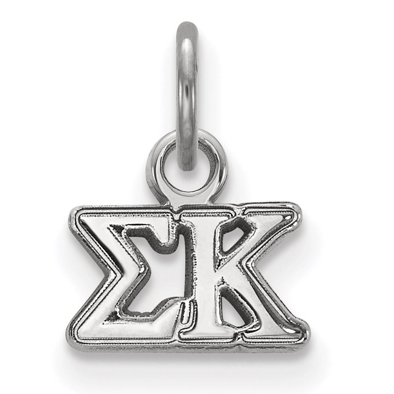 Sigma Kappa Extra Small Pendant Sterling Silver SS001SKP