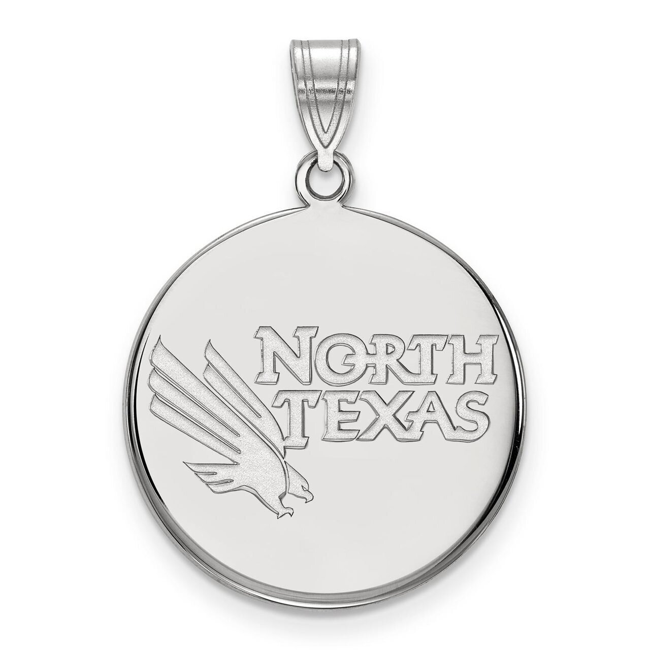 University of North Texas Large Disc Pendant Sterling Silver SS001UNT, MPN: SS001UNT, 886774714523