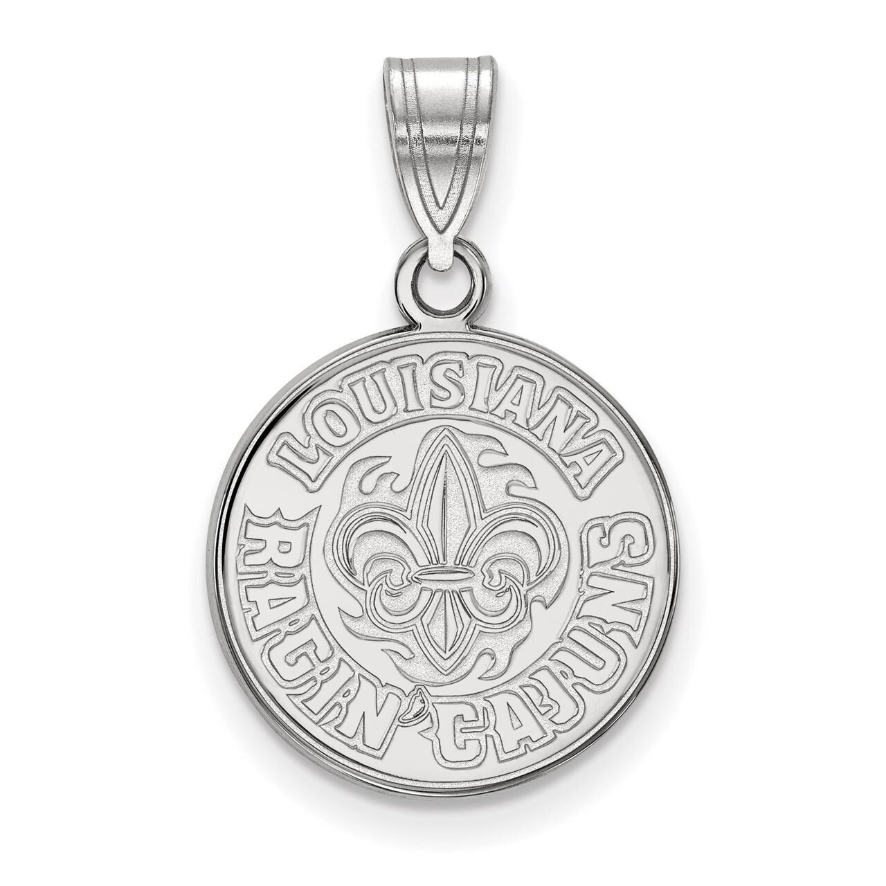 University of Louisiana at Lafayette Medium Pendant Sterling Silver SS001USL, MPN: SS001USL, 886774…