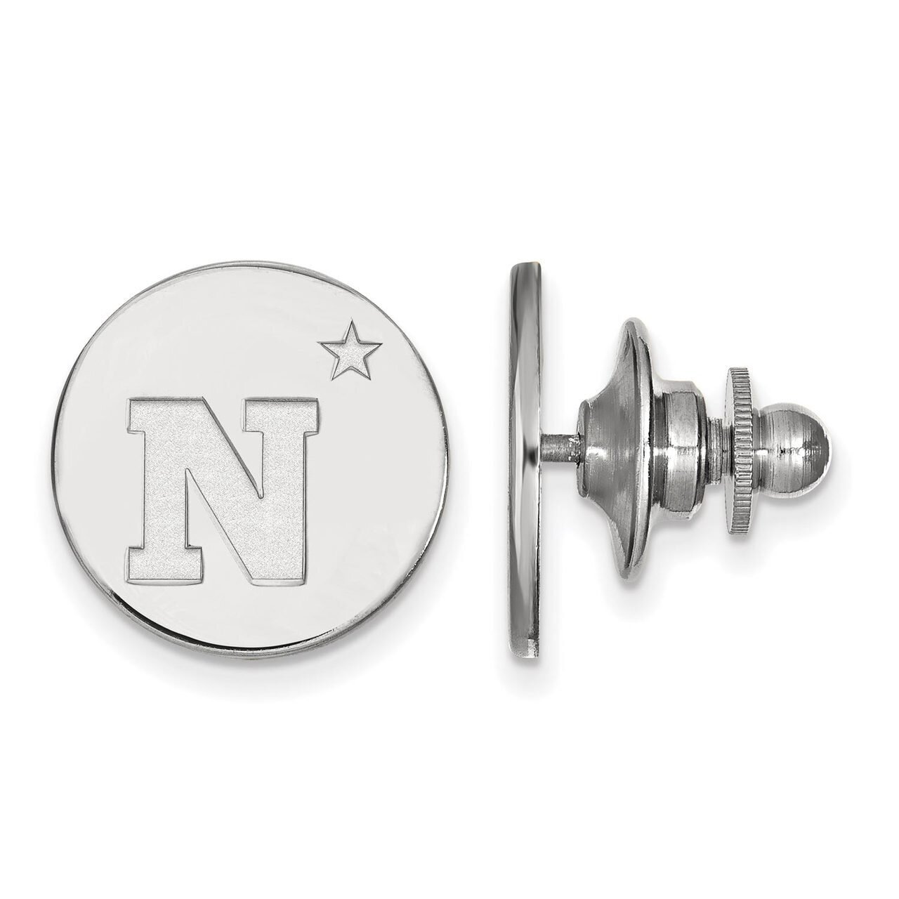 Navy Lapel Pin Sterling Silver SS001USN