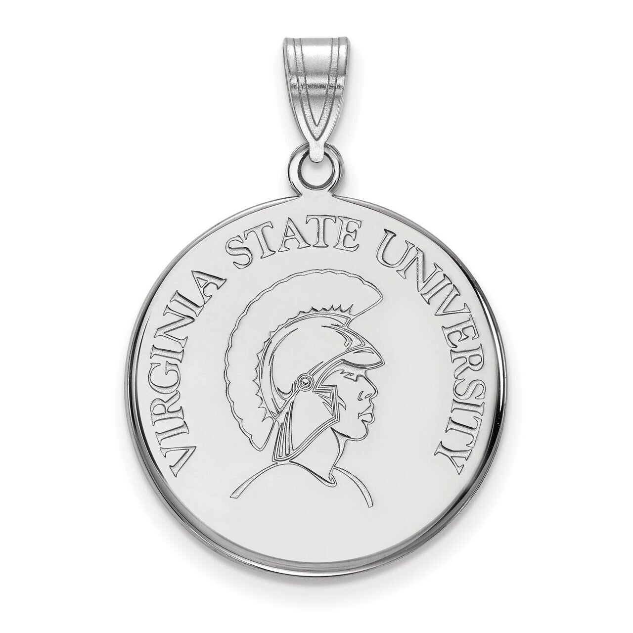 Virginia State University Large Disc Pendant Sterling Silver SS001VAS, MPN: SS001VAS, 886774719801
