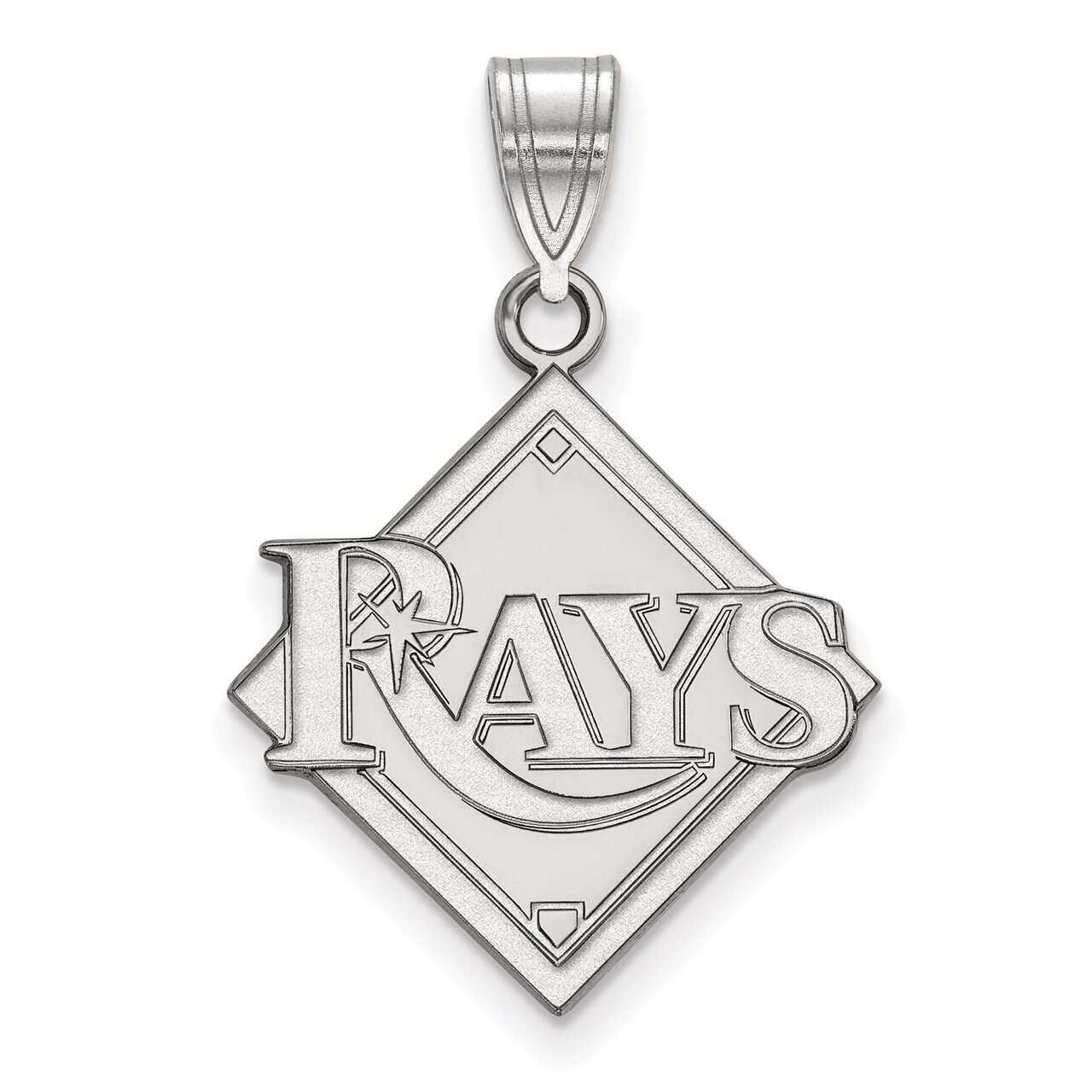 Tampa Bay Rays Large Pendant Sterling Silver SS002DEV