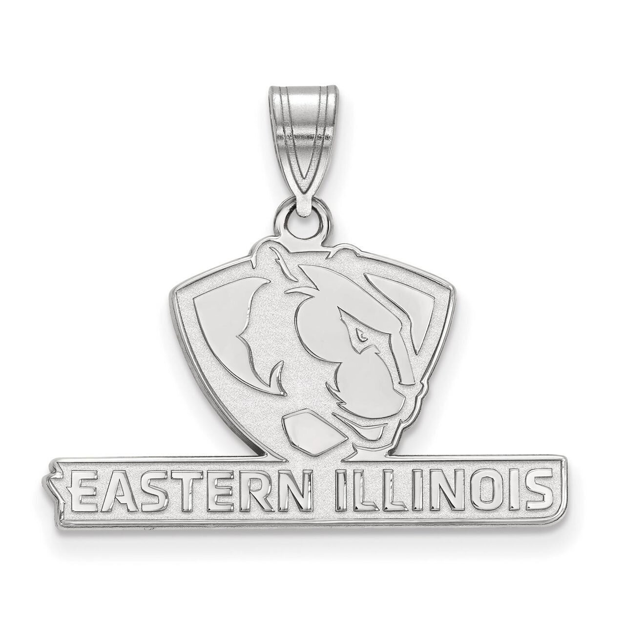 Eastern Illinois University Medium Pendant Sterling Silver SS002EIU