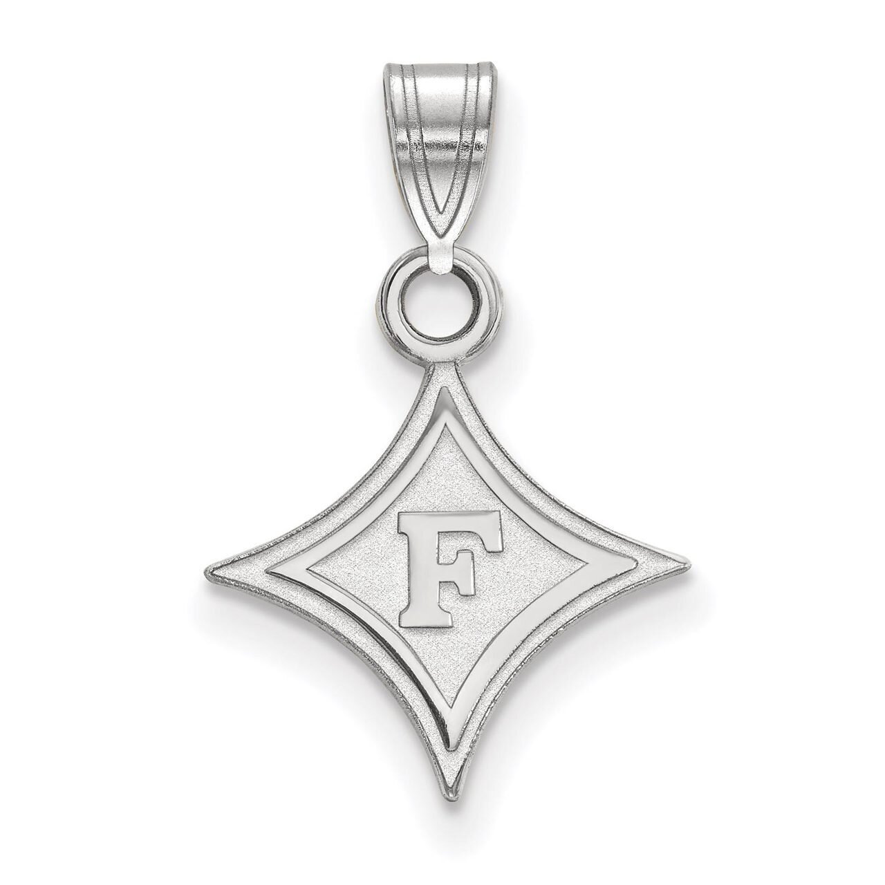 Furman University Small Pendant Sterling Silver SS002FUU