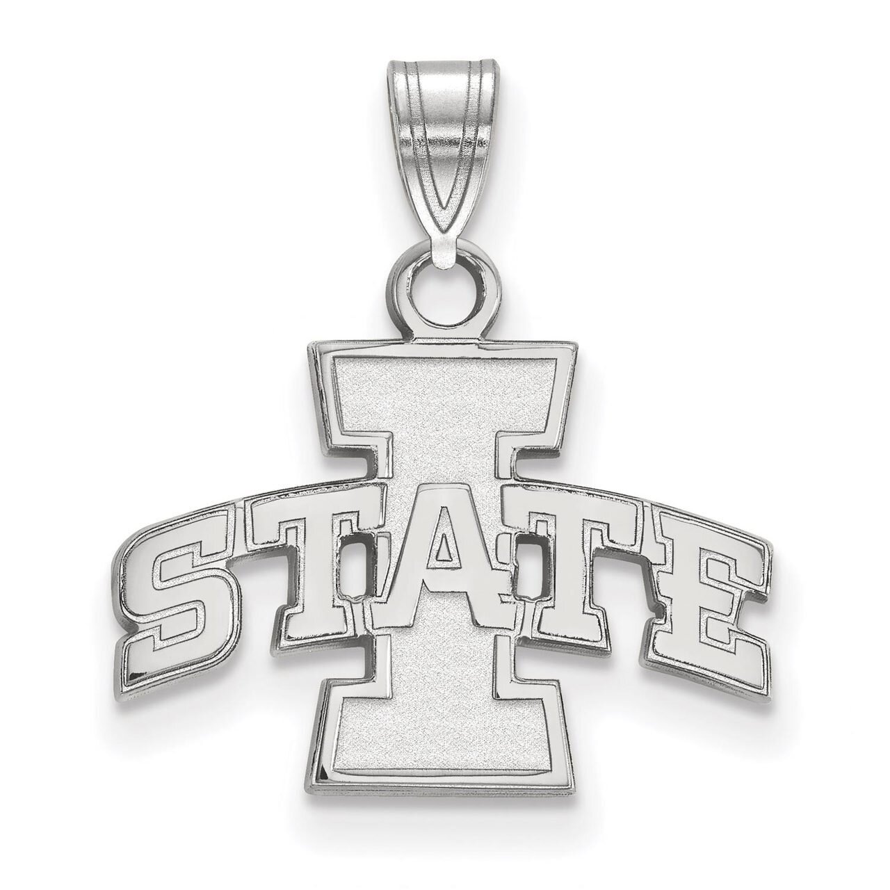 Iowa State University Small Pendant Sterling Silver SS002IAS