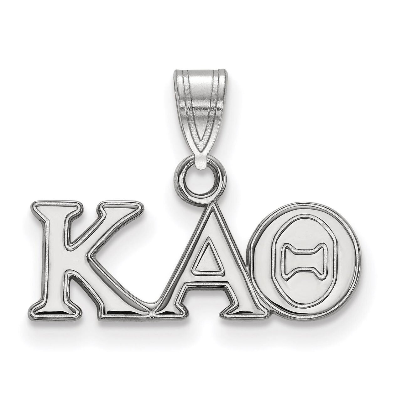 Kappa Alpha Theta Small Pendant Sterling Silver SS002KAT, MPN: SS002KAT, 886774598604