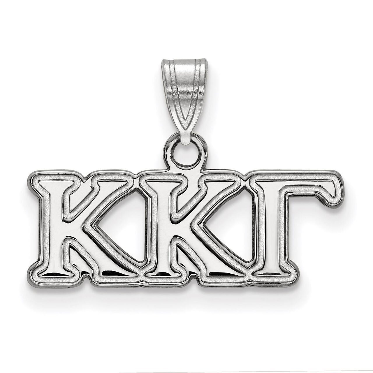 Kappa Kappa Gamma Small Pendant Sterling Silver SS002KKG, MPN: SS002KKG, 886774598628