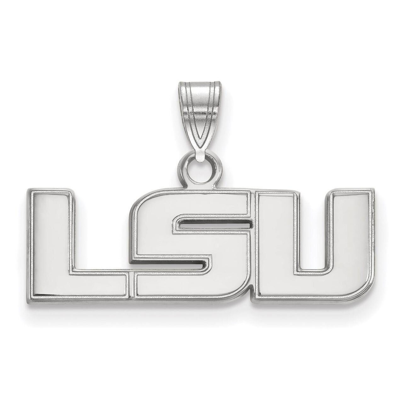 Louisiana State University Small Pendant Sterling Silver SS002LSU