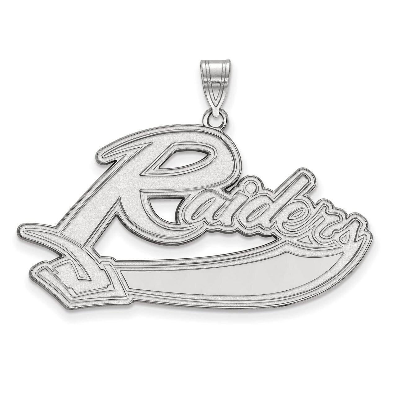 Mt Union College Extra Large Pendant Sterling Silver SS002MUC