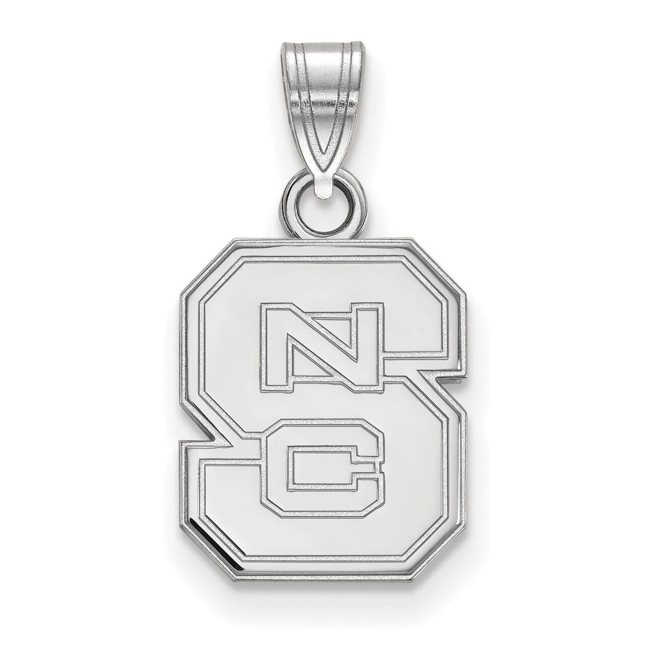 North Carolina State University Small Pendant Sterling Silver SS002NCS, MPN: SS002NCS, 886774691985