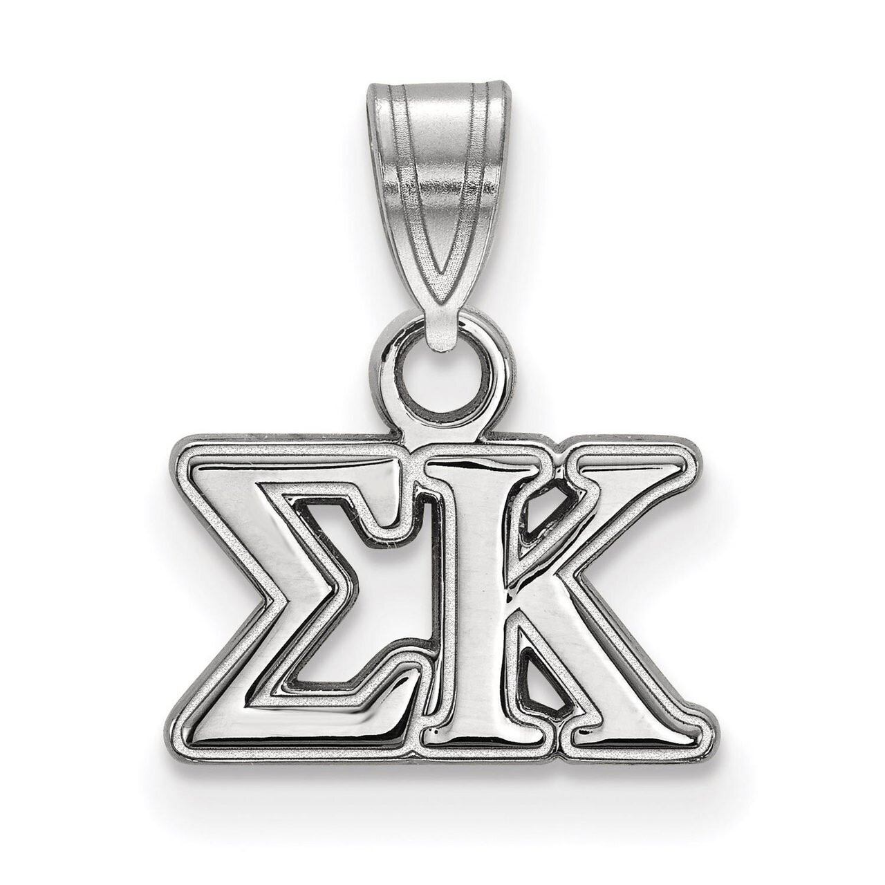 Sigma Kappa Small Pendant Sterling Silver SS002SKP, MPN: SS002SKP, 886774598666