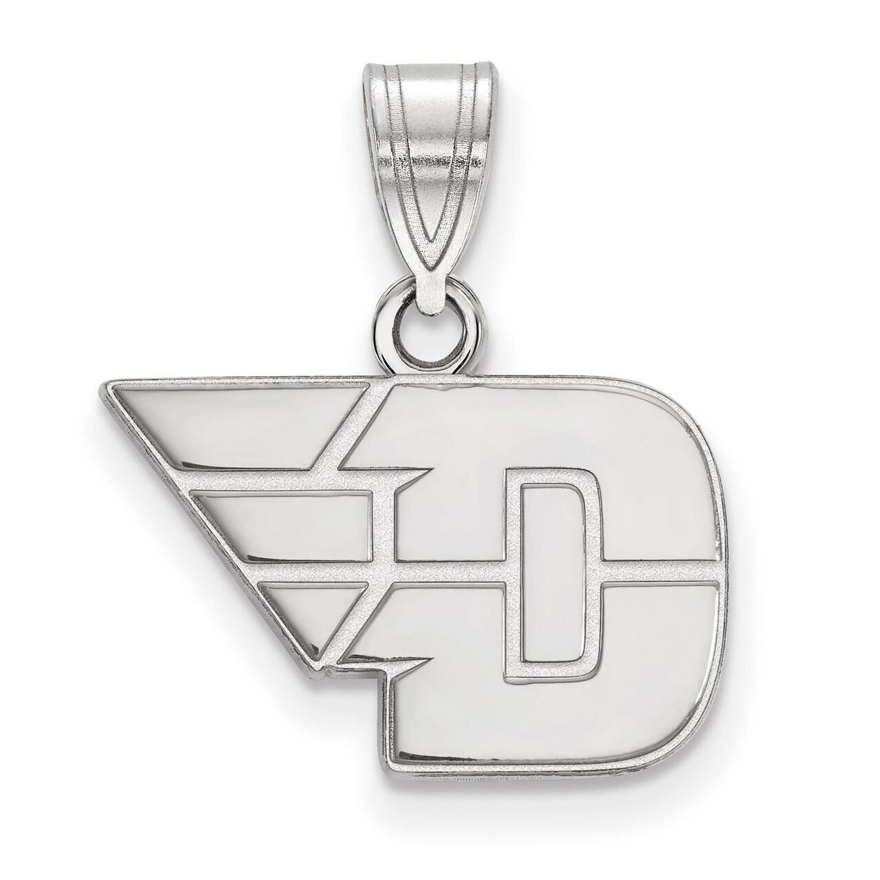 University of Dayton Small Pendant Sterling Silver SS002UD