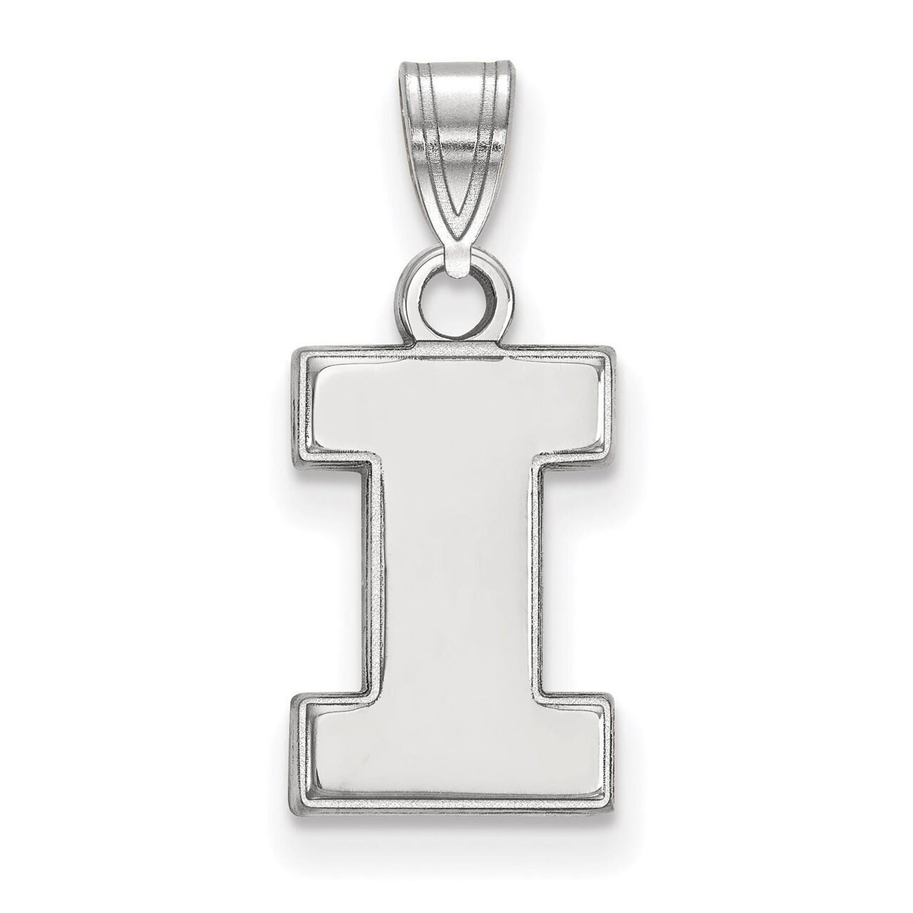 University of Illinois Small Pendant Sterling Silver SS002UIL