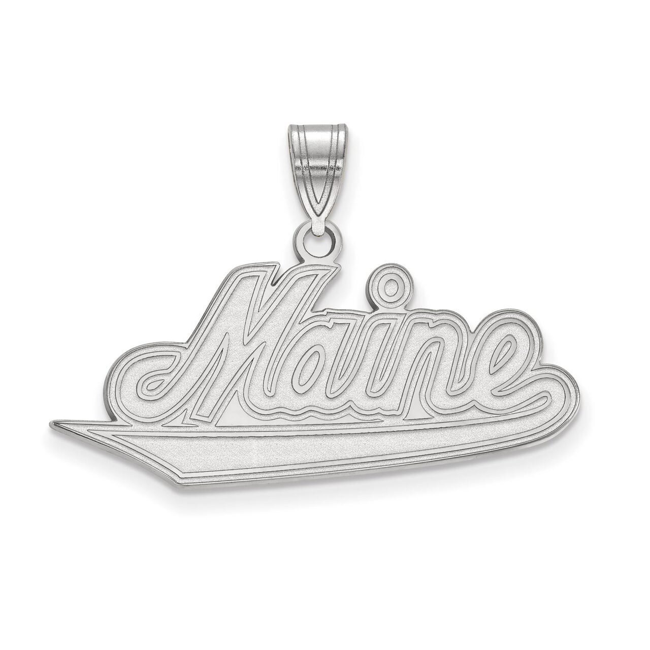 University of Maine Large Pendant Sterling Silver SS002UME