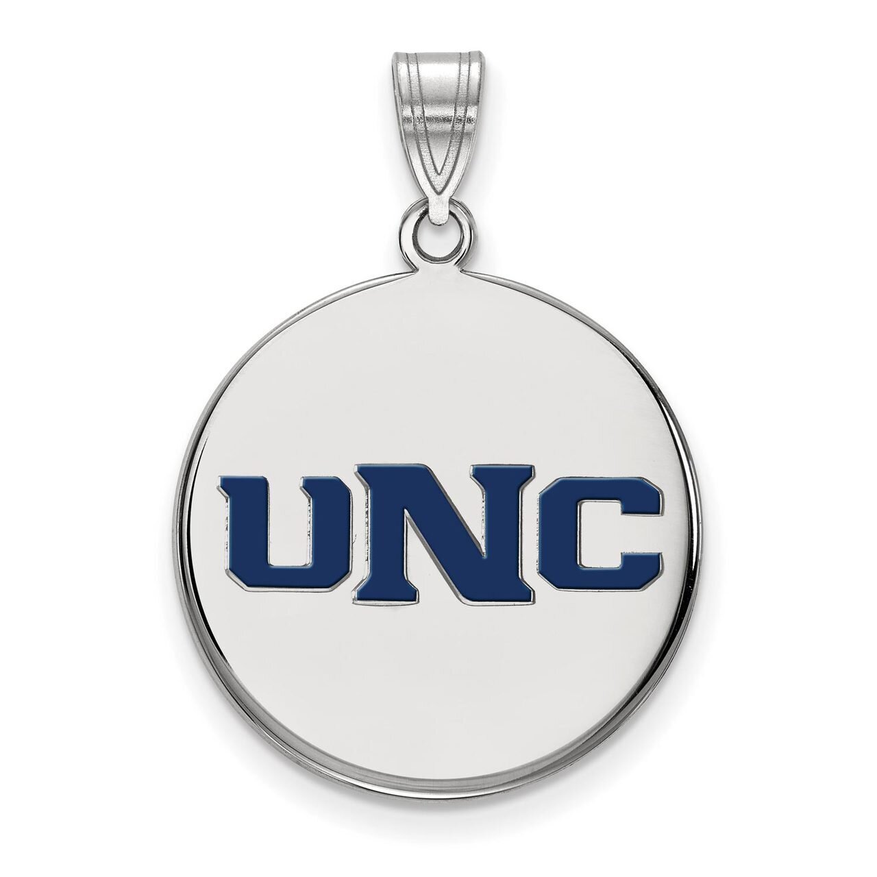 University of Northern Colorado Large Enamel Disc Pendant Sterling Silver SS002UNCO, MPN: SS002UNCO…
