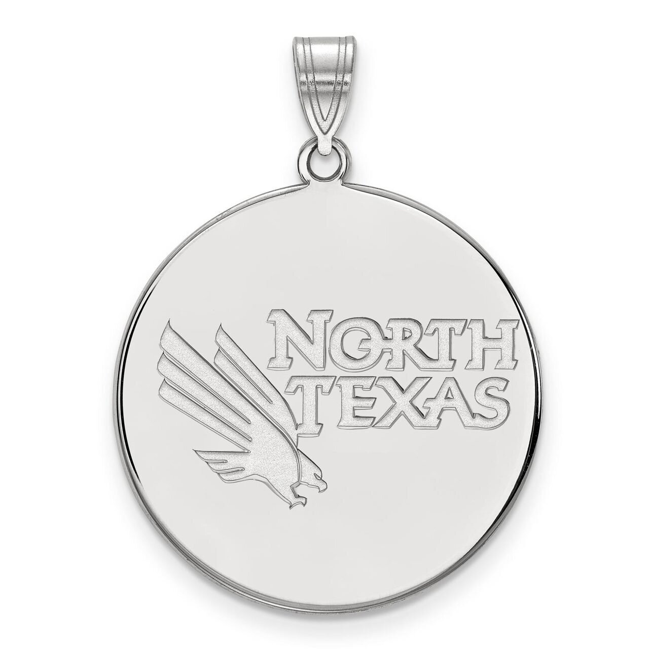 University of North Texas Extra Large Disc Pendant Sterling Silver SS002UNT, MPN: SS002UNT, 8867747…