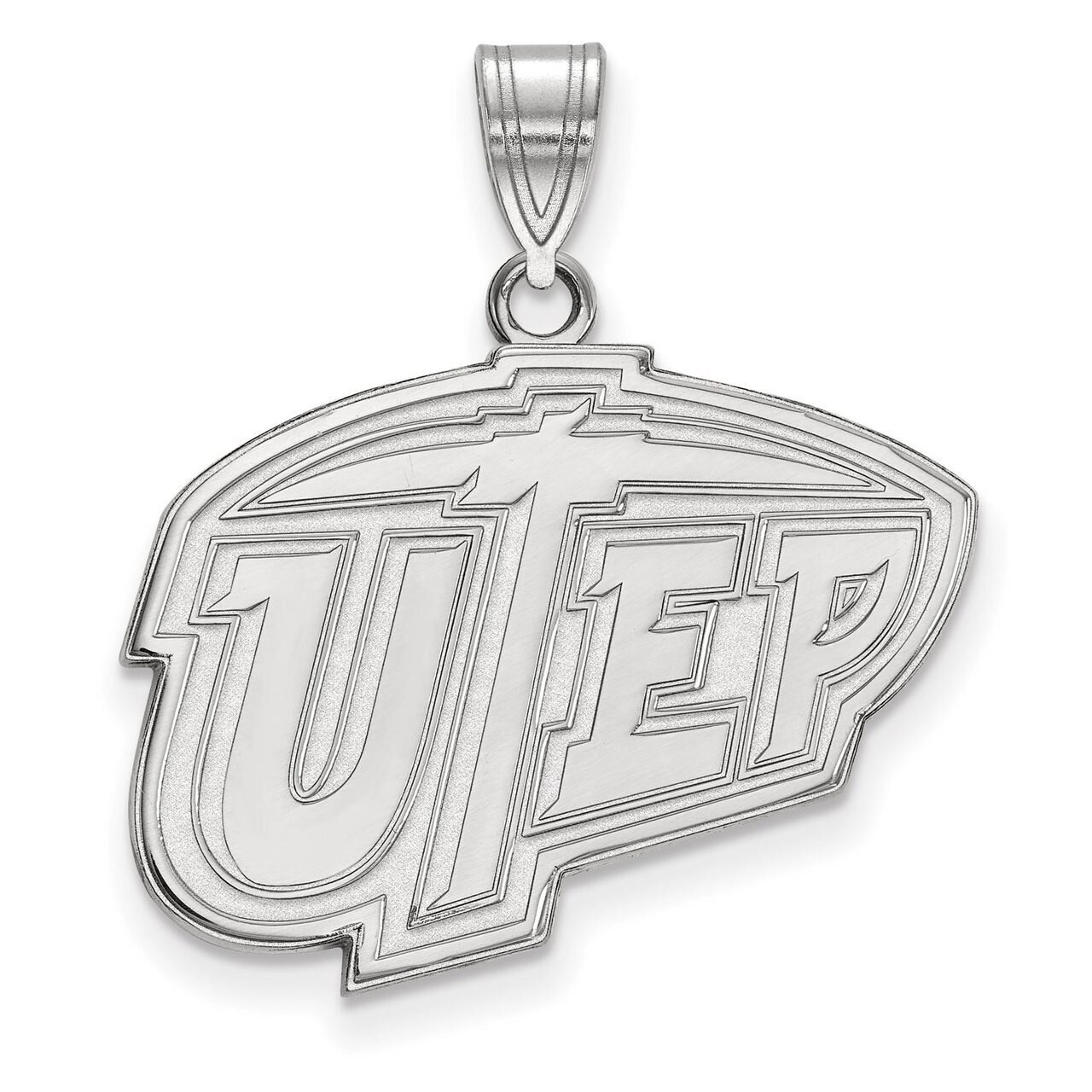 The University of Texas at El Paso Large Pendant Sterling Silver SS002UTE