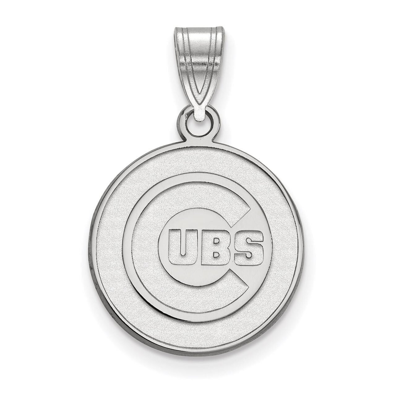 Chicago Cubs Medium Pendant Sterling Silver SS003CUB