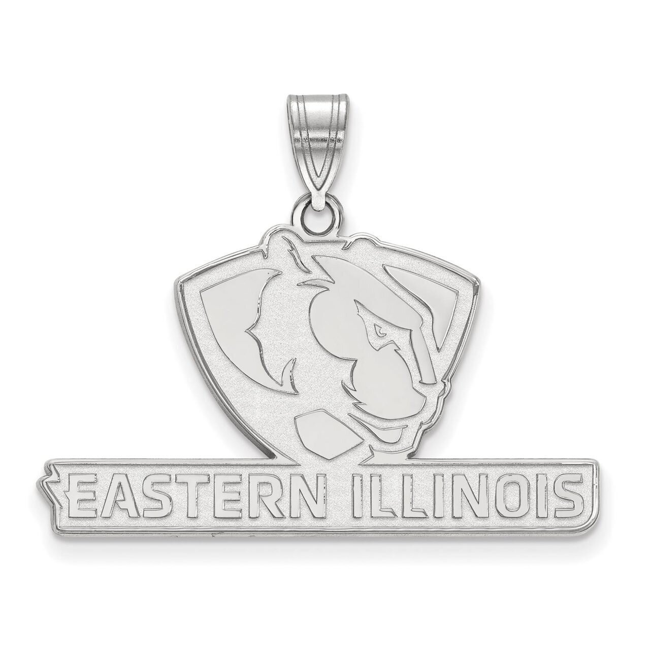 Eastern Illinois University Large Pendant Sterling Silver SS003EIU