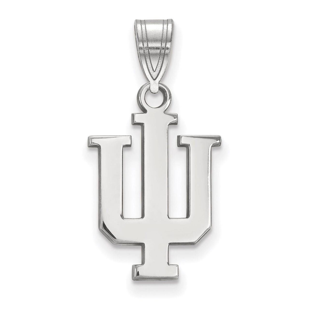 Indiana University Medium Pendant Sterling Silver SS003IU