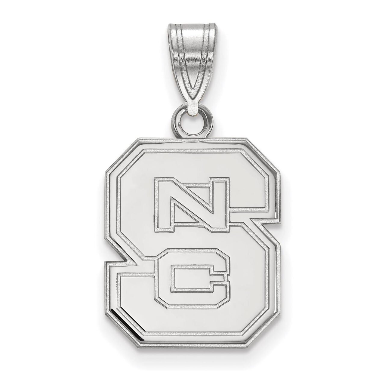 North Carolina State University Medium Pendant Sterling Silver SS003NCS, MPN: SS003NCS, 886774692197