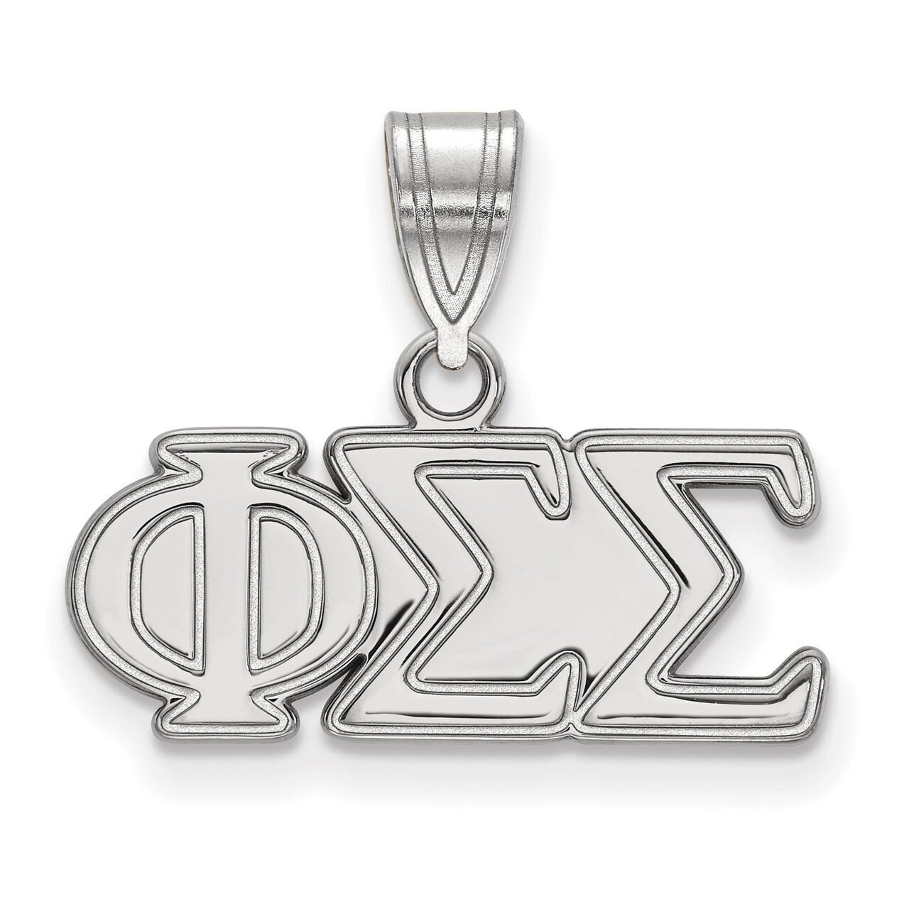 Phi Sigma Sigma Medium Pendant Sterling Silver SS003PSS, MPN: SS003PSS, 886774598918