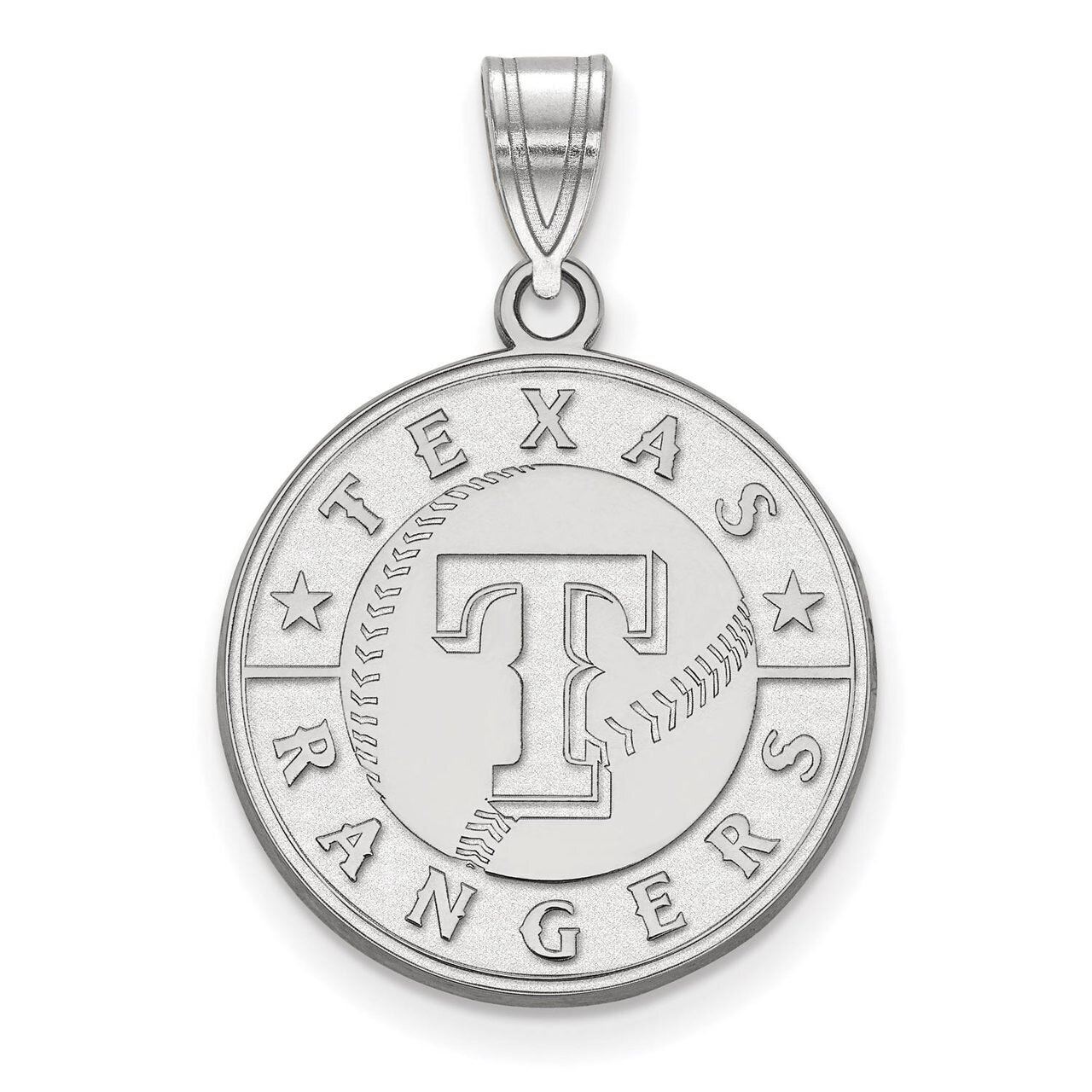 Texas Rangers Large Pendant Sterling Silver SS003RAN