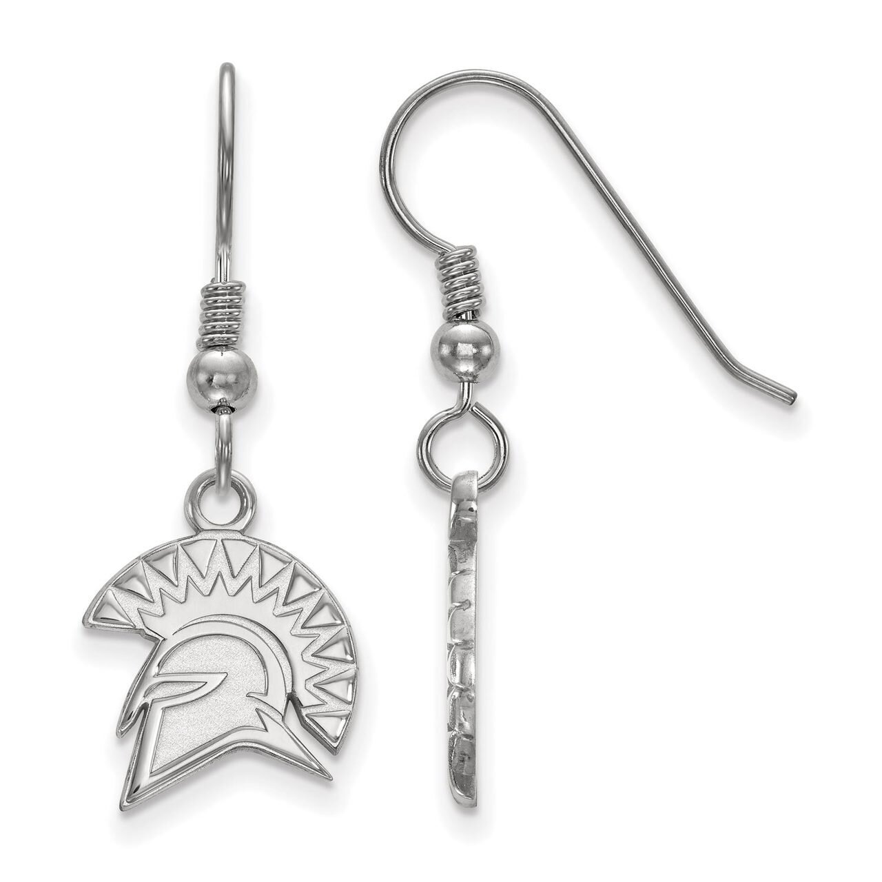 San Jose State University Small Dangle Earring Wire Sterling Silver SS003SJS, MPN: SS003SJS, 886774…