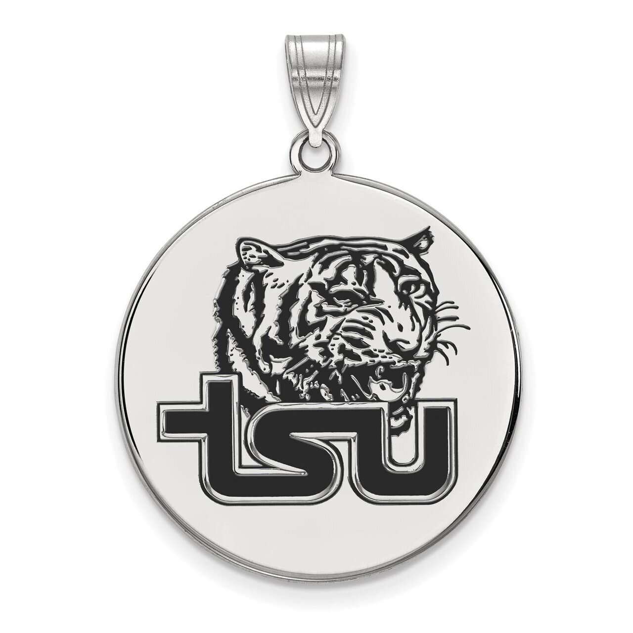 Tennessee State University XLarge Enamel Disc Pendant Sterling Silver SS003TES, MPN: SS003TES, 8867…