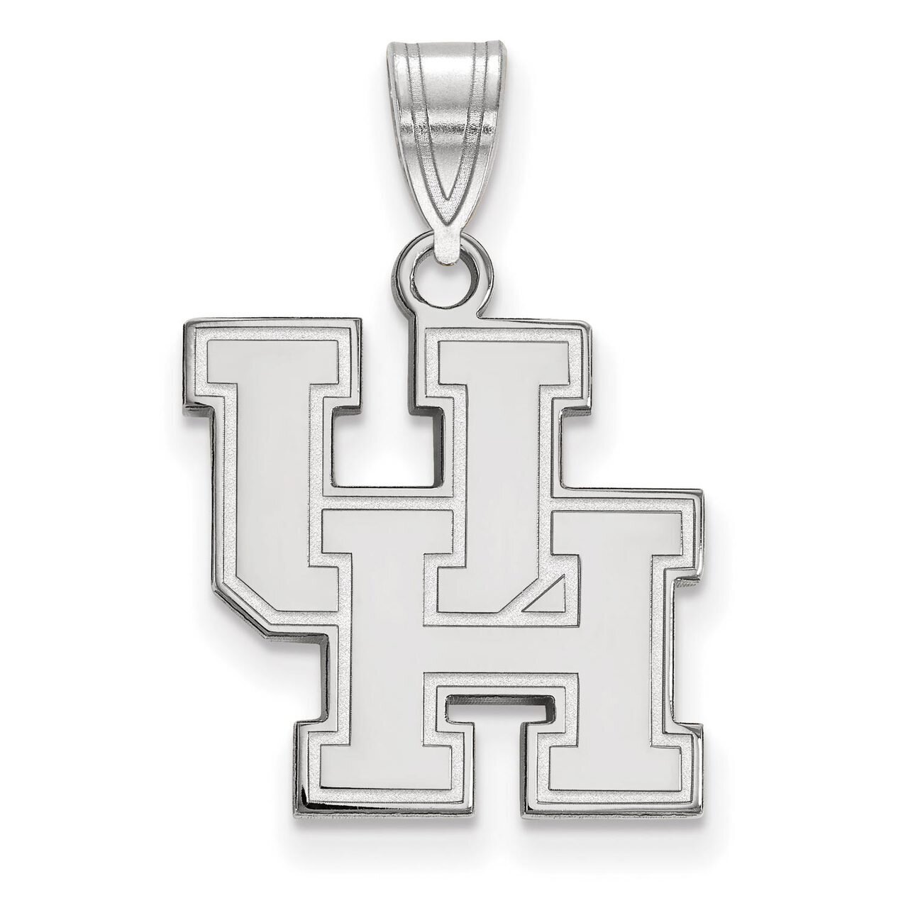 University of Houston Medium Pendant Sterling Silver SS003UHO
