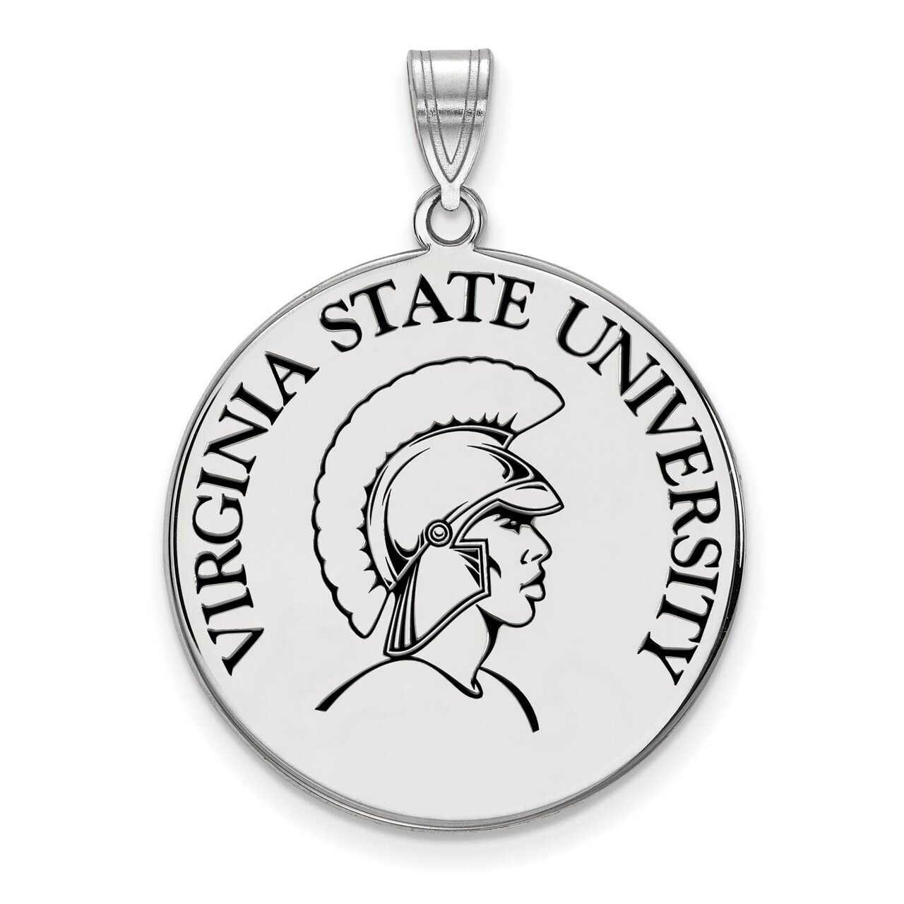 Virginia State University XLarge Enamel Disc Pendant Sterling Silver SS003VAS, MPN: SS003VAS, 88677…