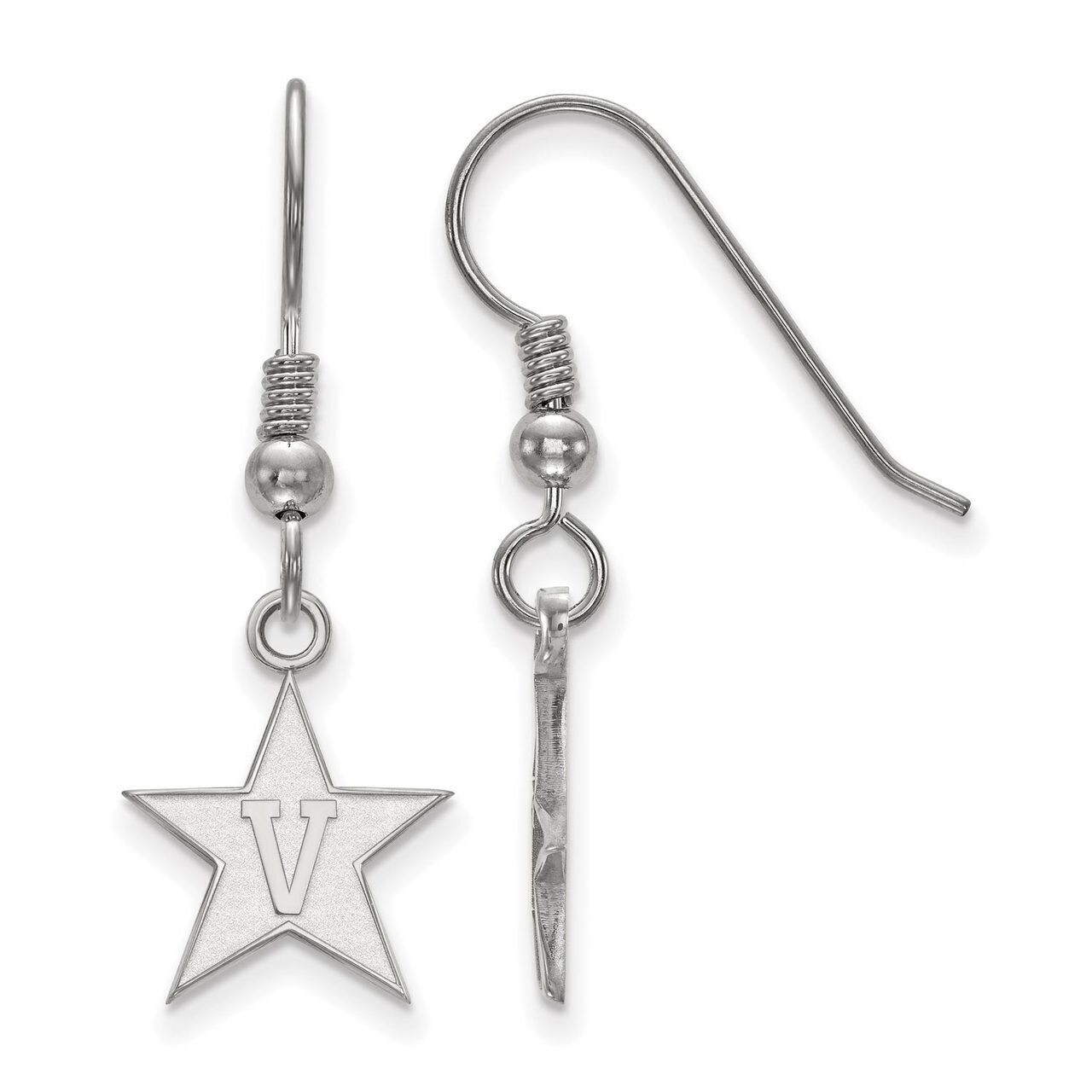 Vanderbilt University Small Dangle Earring Wire Sterling Silver SS003VAU, MPN: SS003VAU, 8867747196…