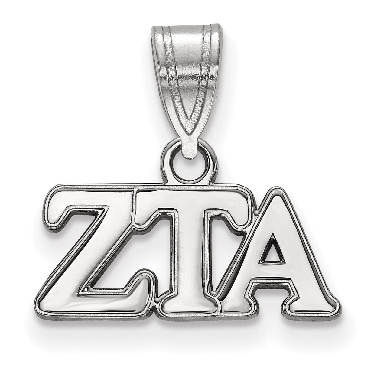 Zeta Tau Alpha Medium Pendant Sterling Silver SS003ZTA, MPN: SS003ZTA, 886774598956