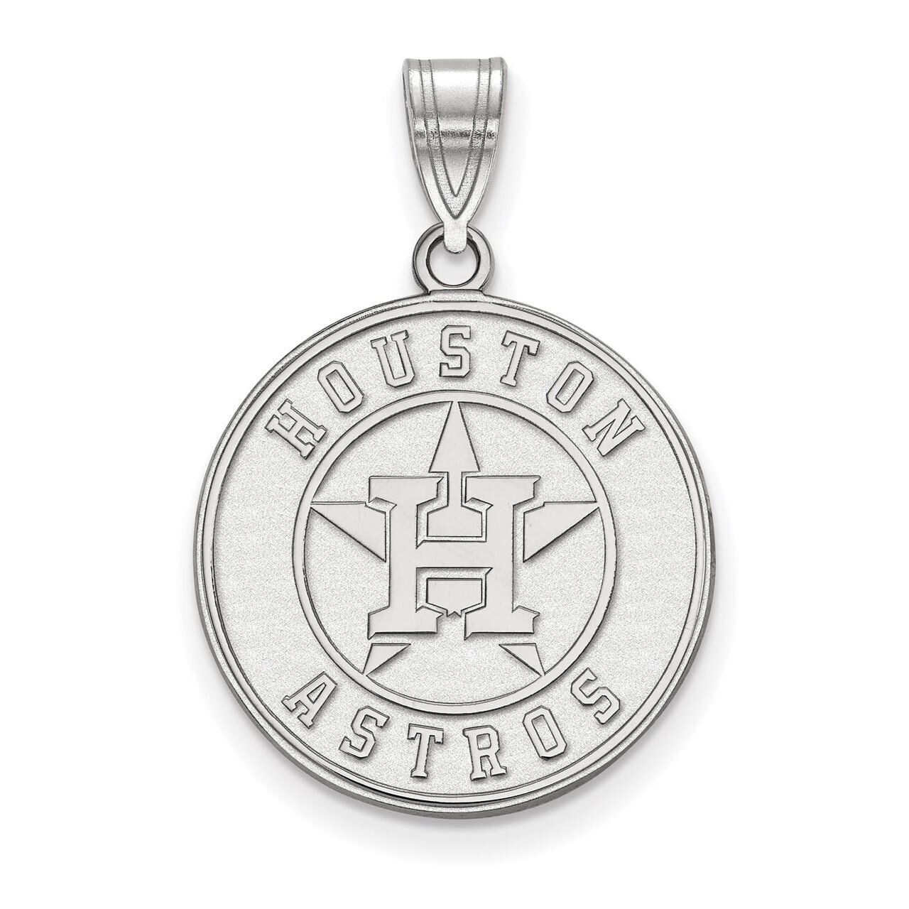 Houston Astros Large Pendant Sterling Silver SS004AST