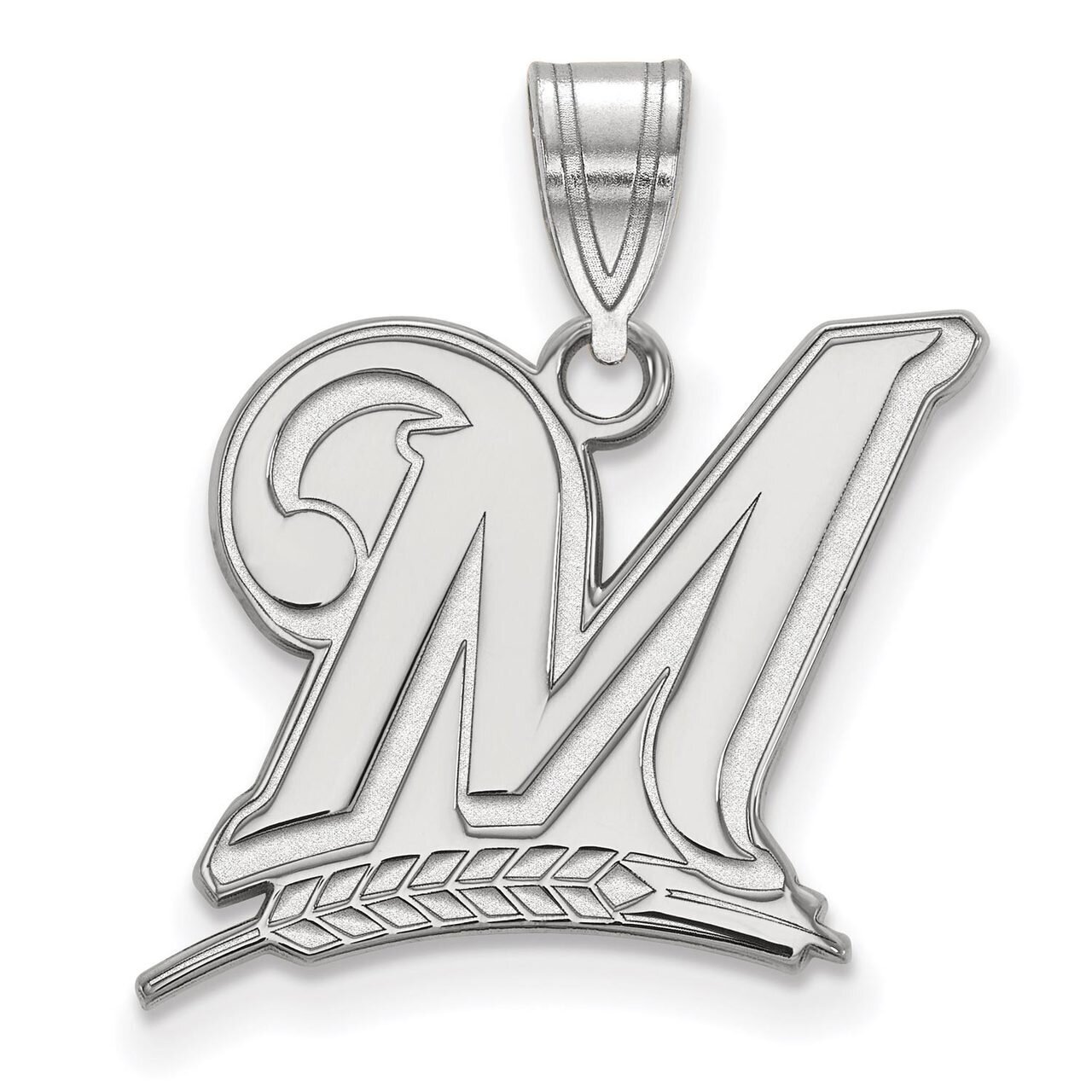 Milwaukee Brewers Large Pendant Sterling Silver SS004BRE, MPN: SS004BRE, 886774624129