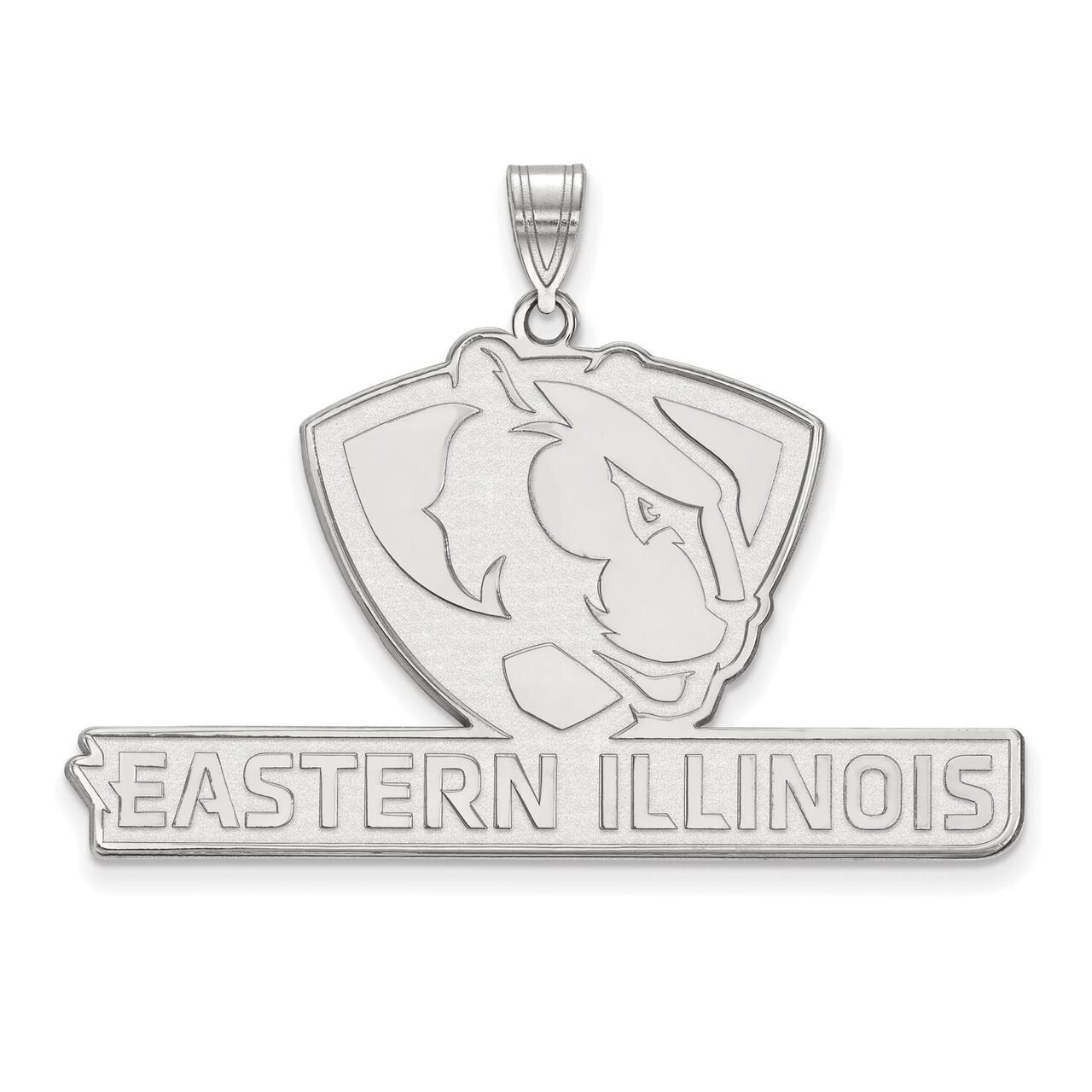 Eastern Illinois University Extra Large Pendant Sterling Silver SS004EIU