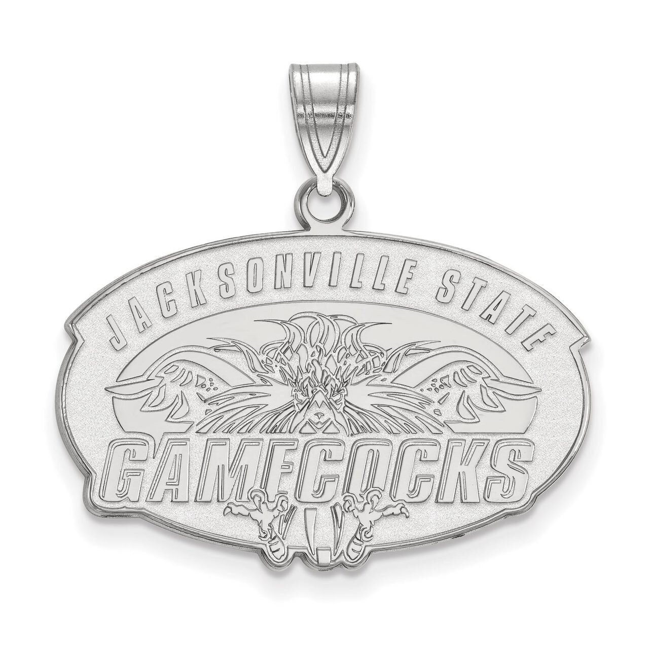 Jacksonville State University Large Pendant Sterling Silver SS004JAC, MPN: SS004JAC, 886774686806