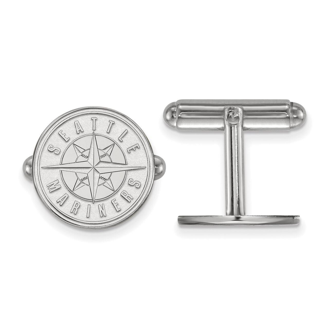 Seattle Mariners Cuff Link Sterling Silver SS004MRN, MPN: SS004MRN, 886774624228