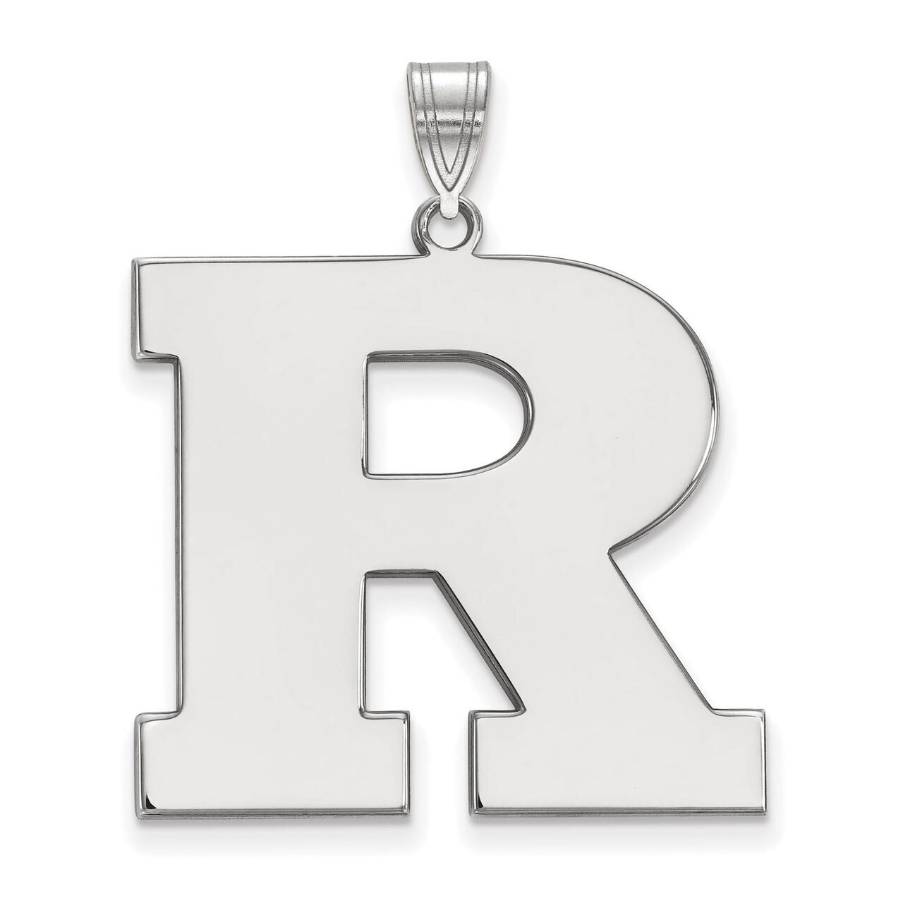 Rutgers Extra Large Pendant Sterling Silver SS004RUT