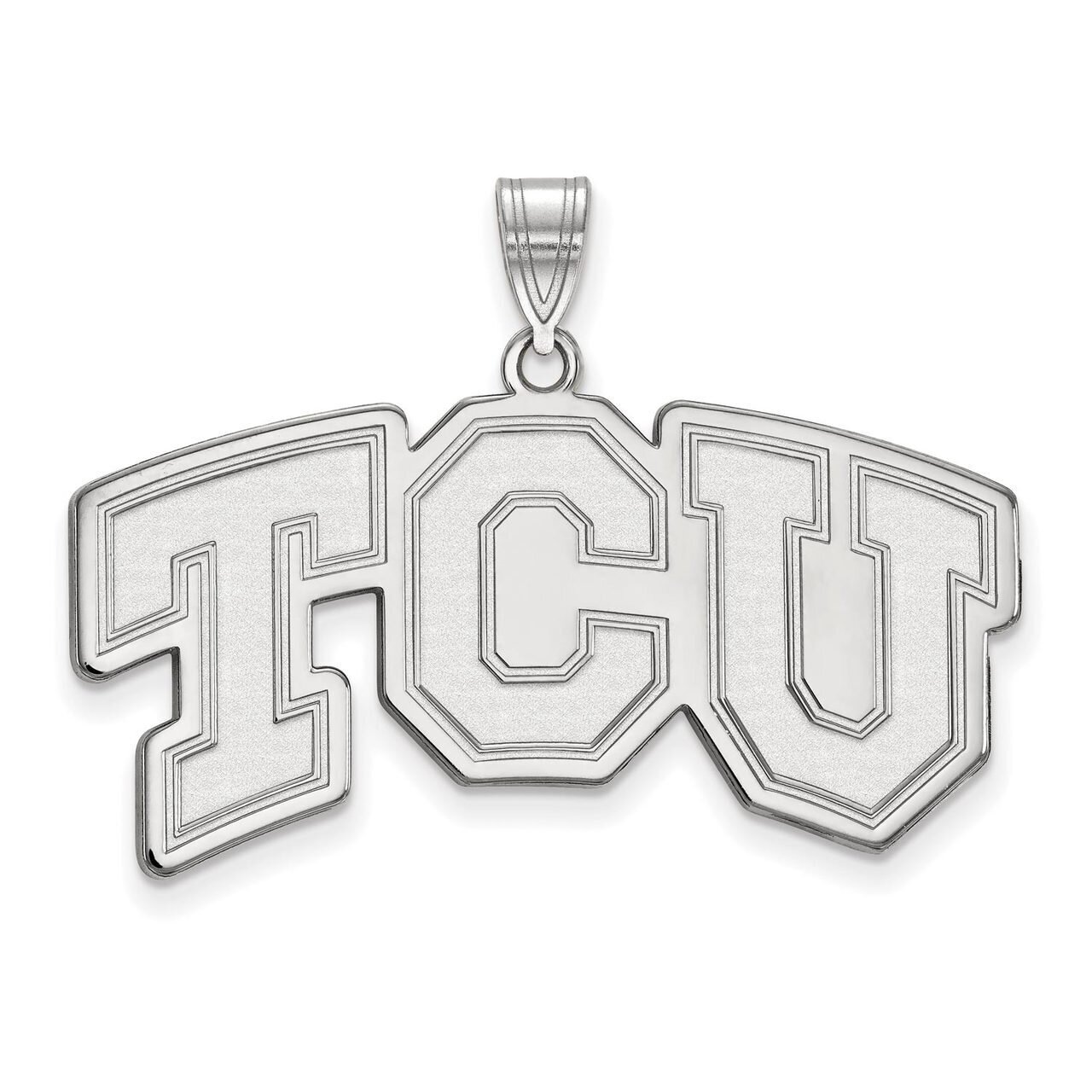 Texas Christian University Large Pendant Sterling Silver SS004TCU, MPN: SS004TCU, 886774700397