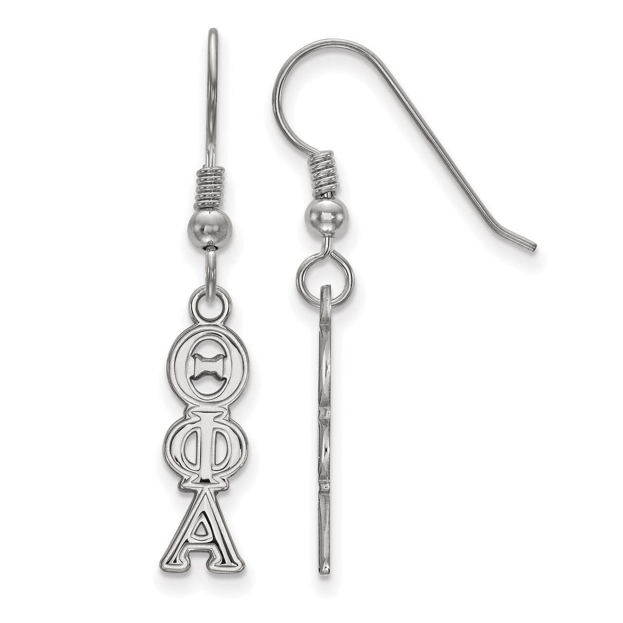 Theta Phi Alpha Dangle Medium Earrings Sterling Silver SS004TPA, MPN: SS004TPA, 886774599205