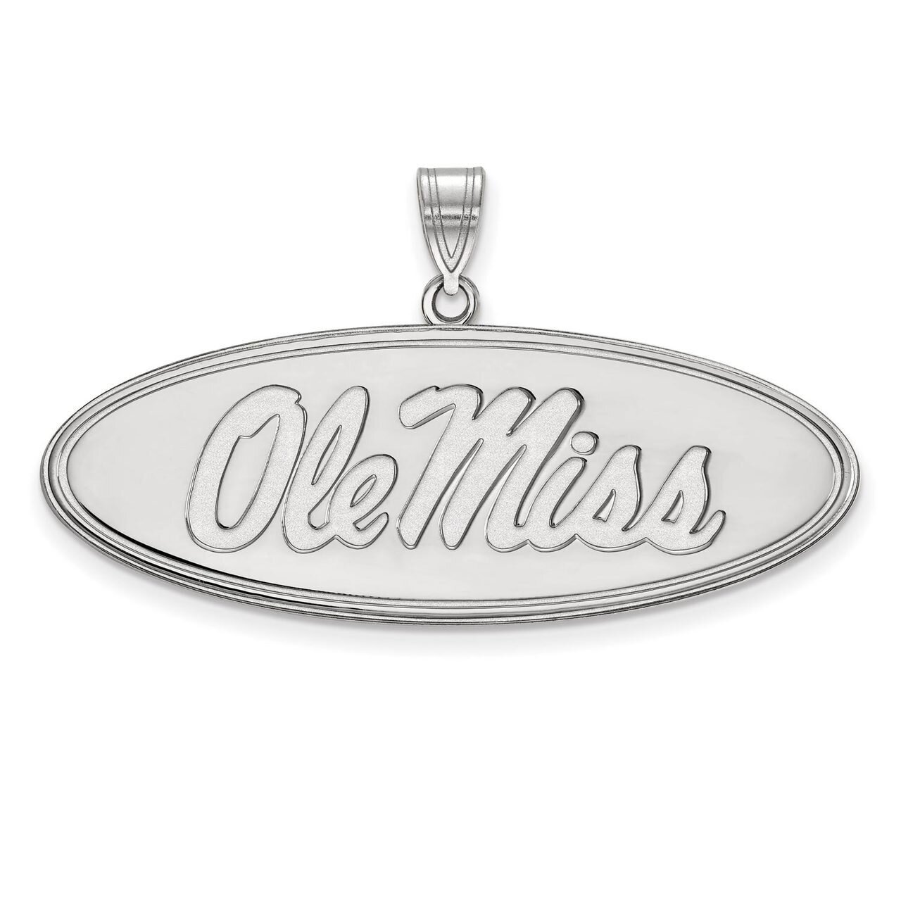 University of Missisippi Large Pendant Sterling Silver SS004UMS