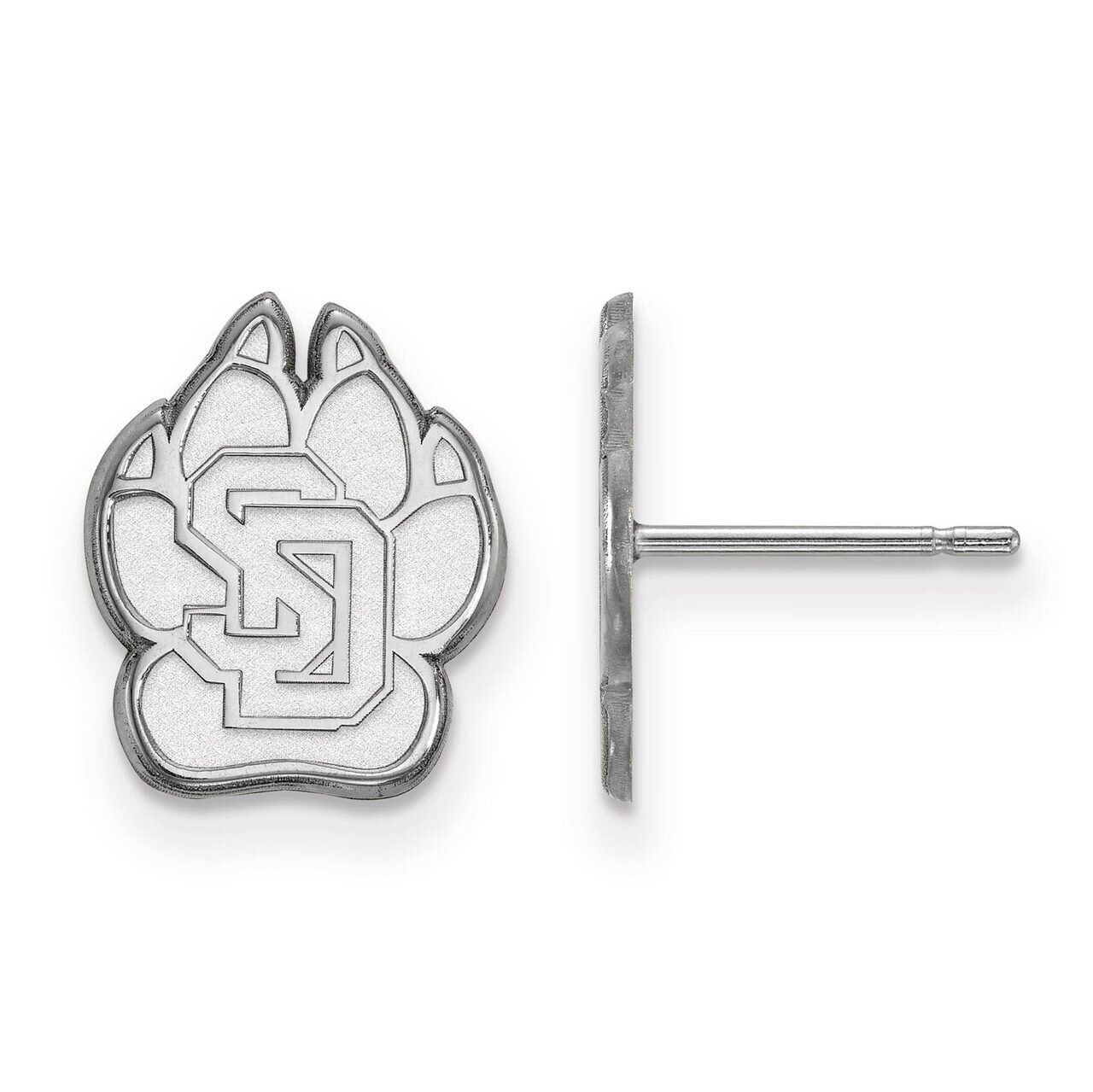 University of South Dakota Small Post Earring Sterling Silver SS004USD, MPN: SS004USD, 886774716572